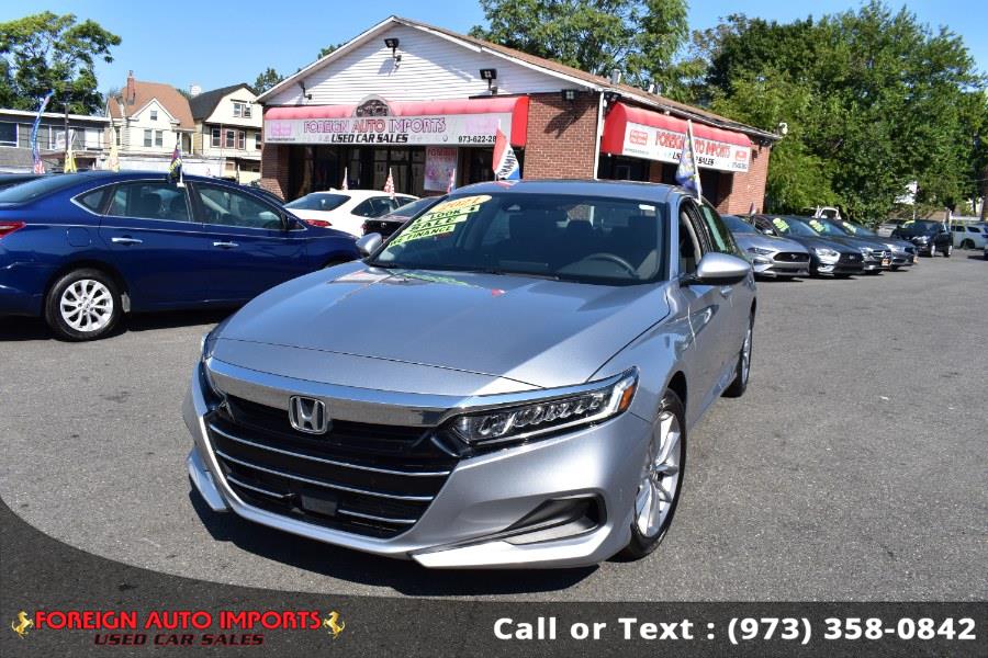 2021 Honda Accord Sedan LX 1.5T CVT, available for sale in Irvington, New Jersey | Foreign Auto Imports. Irvington, New Jersey