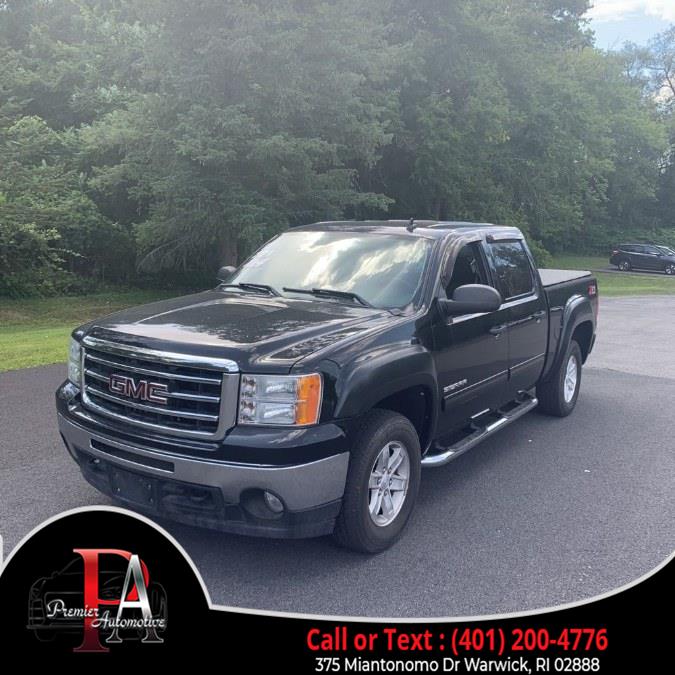 2012 GMC Sierra 1500 4WD Crew Cab 143.5" SLE, available for sale in Warwick, Rhode Island | Premier Automotive Sales. Warwick, Rhode Island