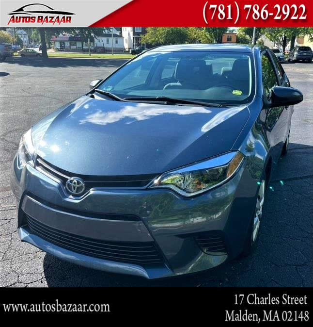 2015 Toyota Corolla 4dr Sdn CVT LE (Natl), available for sale in Malden, Massachusetts | Auto Bazaar. Malden, Massachusetts