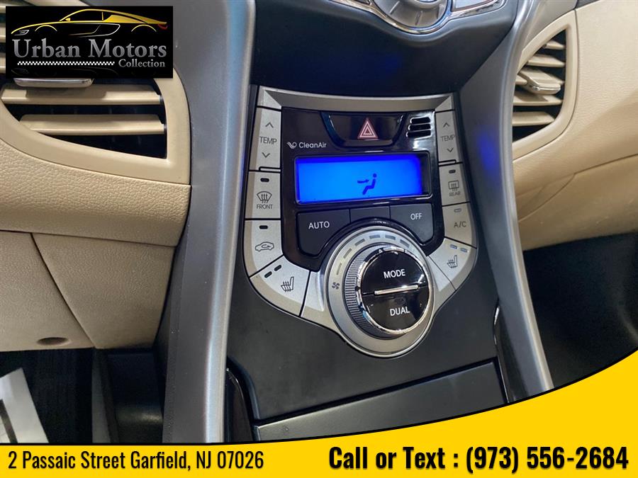 2013 Hyundai Elantra Limited PZEV, available for sale in Garfield, New Jersey | Urban Motors Collection. Garfield, New Jersey 2013 Hyundai Elantra Limited PZEV, available for sale in Garfield, New Jersey | Urban Motors Collection. Garfield, New Jersey
