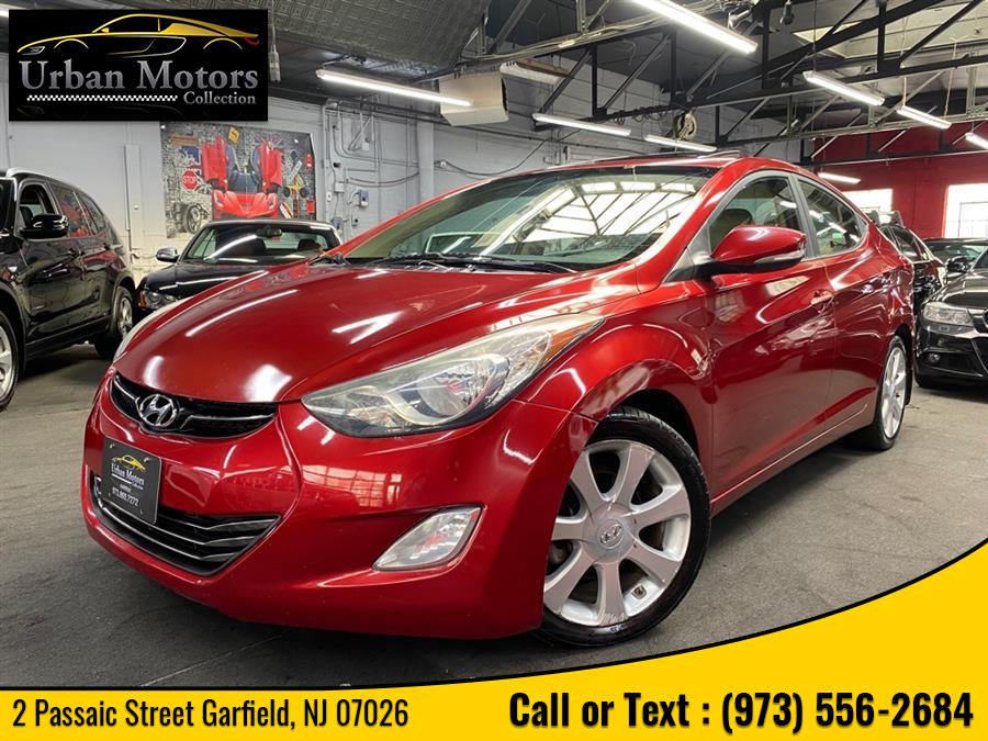 2013 Hyundai Elantra Limited PZEV, available for sale in Garfield, New Jersey | Urban Motors Collection. Garfield, New Jersey 2013 Hyundai Elantra Limited PZEV, available for sale in Garfield, New Jersey | Urban Motors Collection. Garfield, New Jersey
