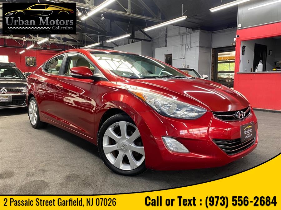 2013 Hyundai Elantra Limited PZEV, available for sale in Garfield, New Jersey | Urban Motors Collection. Garfield, New Jersey 2013 Hyundai Elantra Limited PZEV, available for sale in Garfield, New Jersey | Urban Motors Collection. Garfield, New Jersey