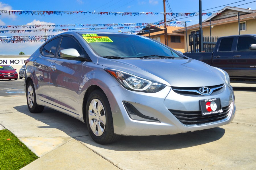 Used Hyundai Elantra 4dr Sdn Auto SE (Alabama Plant) 2016 | Fusion Motors Inc. Moreno Valley, California Used Hyundai Elantra 4dr Sdn Auto SE (Alabama Plant) 2016 | Fusion Motors Inc. Moreno Valley, California