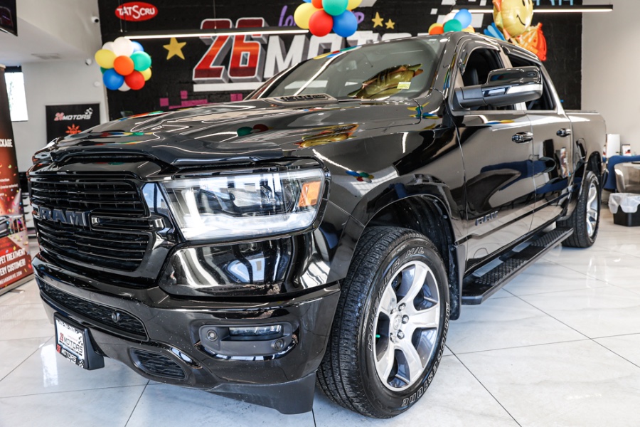 2020 Ram 1500 Rebel 4x4 Crew Cab 5''7" Box, available for sale in ELMONT, New York | 26 Motors Long Island. ELMONT, New York 2020 Ram 1500 Rebel 4x4 Crew Cab 5''7" Box, available for sale in ELMONT, New York | 26 Motors Long Island. ELMONT, New York