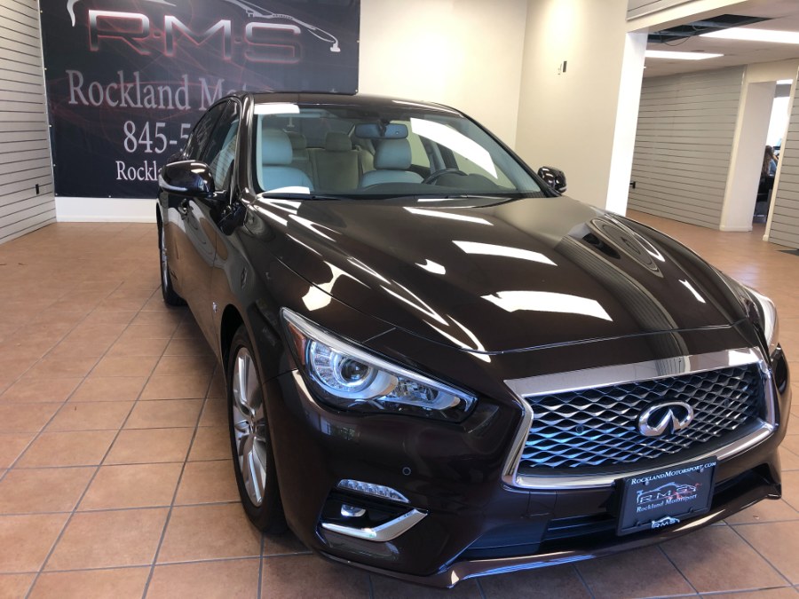 2019 INFINITI Q50 3.0t LUXE AWD, available for sale in Suffern, New York | Rockland Motor Sport. Suffern, New York