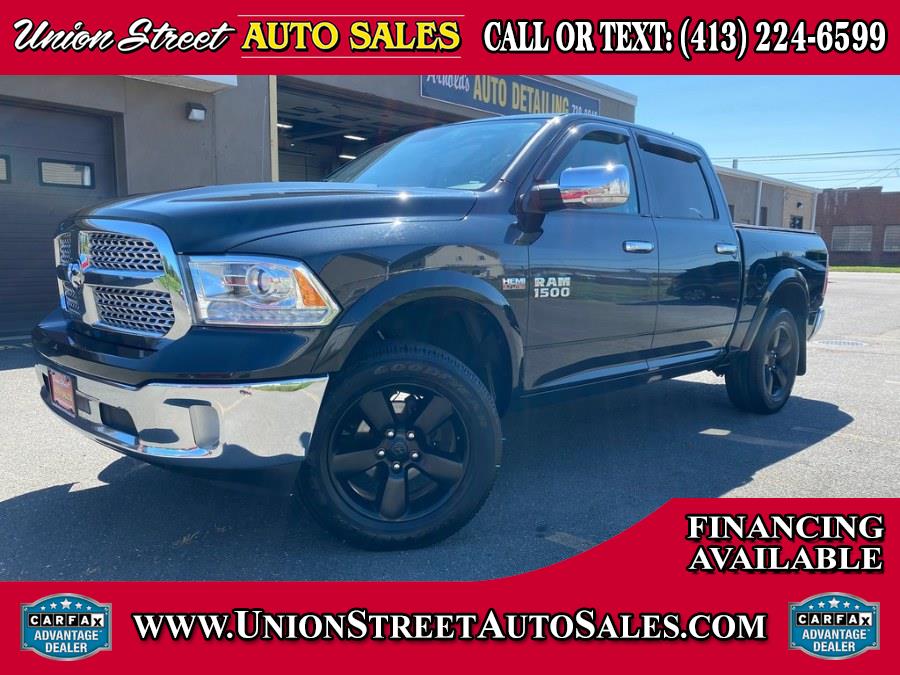 2016 Ram 1500 4WD Crew Cab 140.5" Laramie, available for sale in West Springfield, Massachusetts | Union Street Auto Sales. West Springfield, Massachusetts