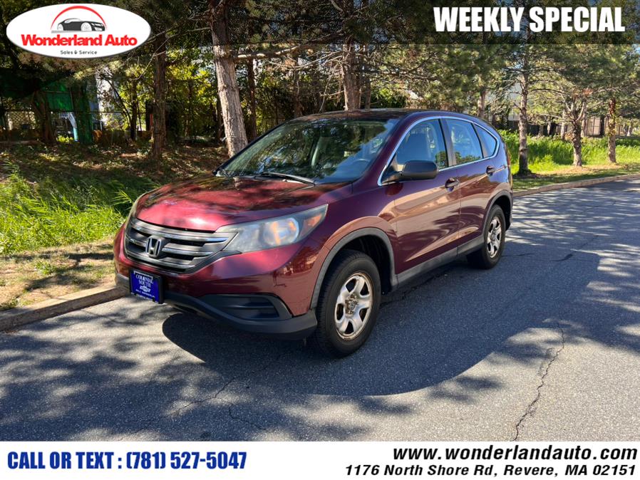 2013 Honda CR-V AWD 5dr LX, available for sale in Revere, Massachusetts | Wonderland Auto. Revere, Massachusetts