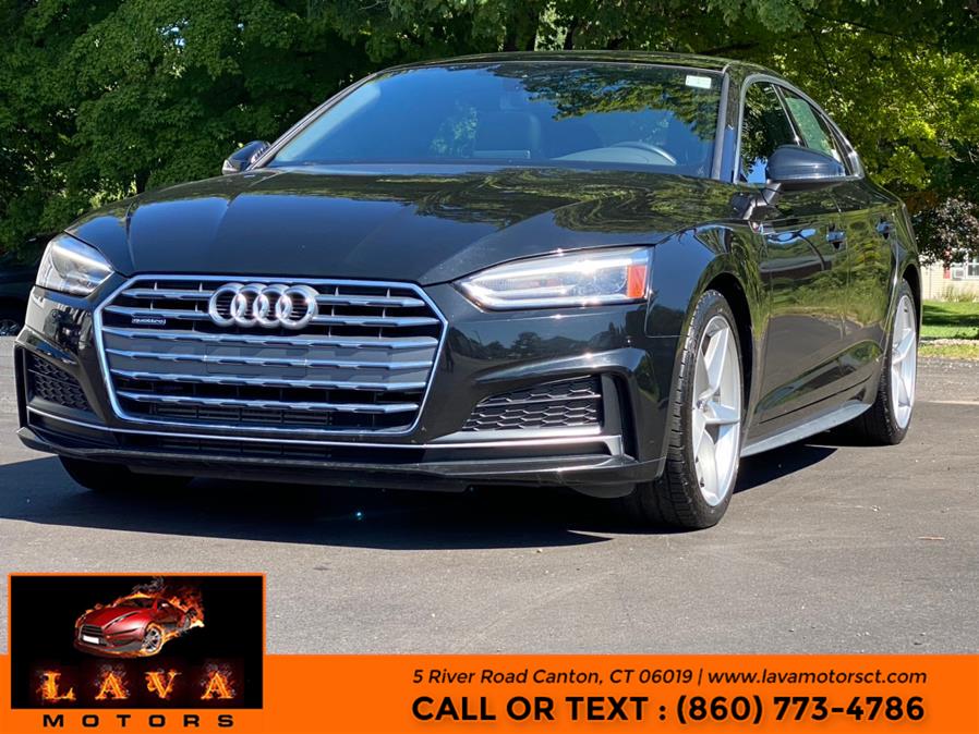 2018 Audi A5 Sportback 2.0 TFSI Premium, available for sale in Canton, Connecticut | Lava Motors. Canton, Connecticut