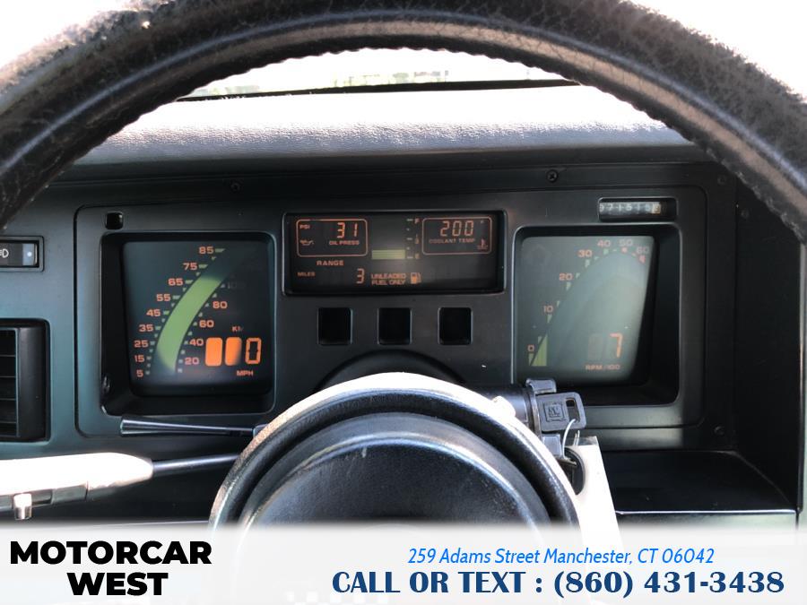 1989 Chevrolet Corvette 2dr Convertible, available for sale in Manchester, Connecticut | Motorcar West. Manchester, Connecticut 1989 Chevrolet Corvette 2dr Convertible, available for sale in Manchester, Connecticut | Motorcar West. Manchester, Connecticut