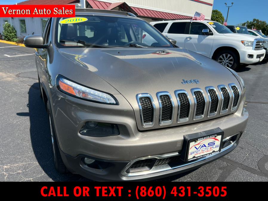 2016 Jeep Cherokee 4WD 4dr Limited, available for sale in Manchester, Connecticut | Vernon Auto Sale & Service. Manchester, Connecticut 2016 Jeep Cherokee 4WD 4dr Limited, available for sale in Manchester, Connecticut | Vernon Auto Sale & Service. Manchester, Connecticut