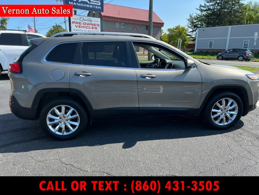 2016 Jeep Cherokee 4WD 4dr Limited, available for sale in Manchester, Connecticut | Vernon Auto Sale & Service. Manchester, Connecticut 2016 Jeep Cherokee 4WD 4dr Limited, available for sale in Manchester, Connecticut | Vernon Auto Sale & Service. Manchester, Connecticut