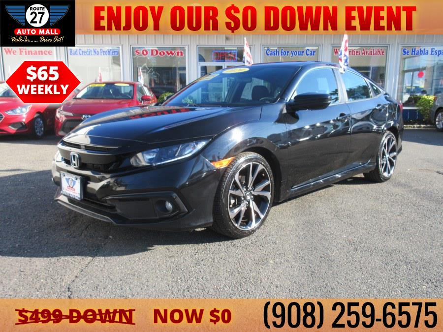 2020 Honda Civic Sedan Sport CVT, available for sale in Linden, New Jersey | Route 27 Auto Mall. Linden, New Jersey