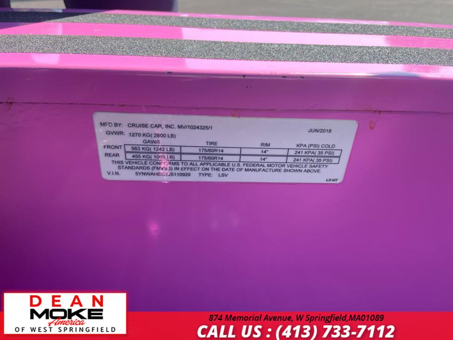 2018 Cruise Car eMoke 4 Door, available for sale in W Springfield, Massachusetts | Dean Moke America of West Springfield. W Springfield, Massachusetts 2018 Cruise Car eMoke 4 Door, available for sale in W Springfield, Massachusetts | Dean Moke America of West Springfield. W Springfield, Massachusetts