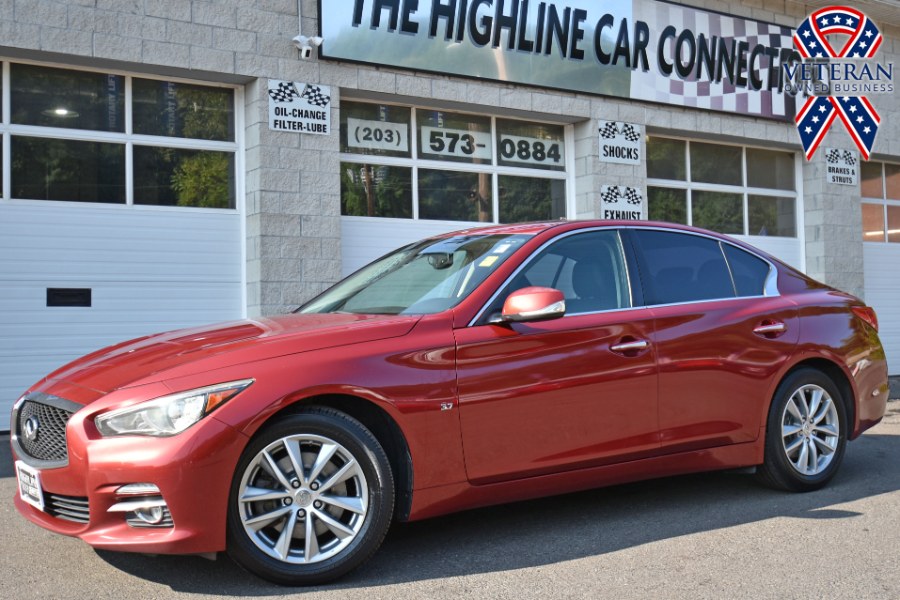 2014 Infiniti Q50 4dr Sdn Sport AWD, available for sale in Waterbury, Connecticut | Highline Car Connection. Waterbury, Connecticut
