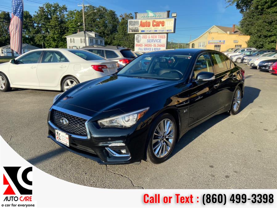 Used INFINITI Q50 3.0t LUXE AWD 2018 | Auto Care Motors. Vernon , Connecticut Used INFINITI Q50 3.0t LUXE AWD 2018 | Auto Care Motors. Vernon , Connecticut