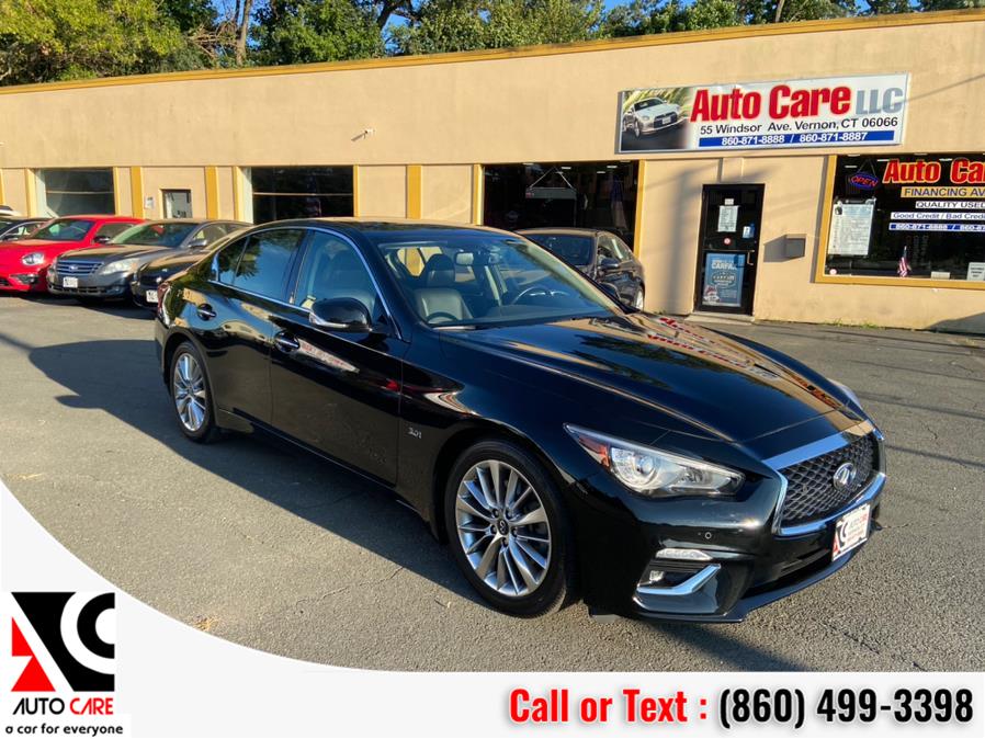 2018 INFINITI Q50 3.0t LUXE AWD, available for sale in Vernon , Connecticut | Auto Care Motors. Vernon , Connecticut