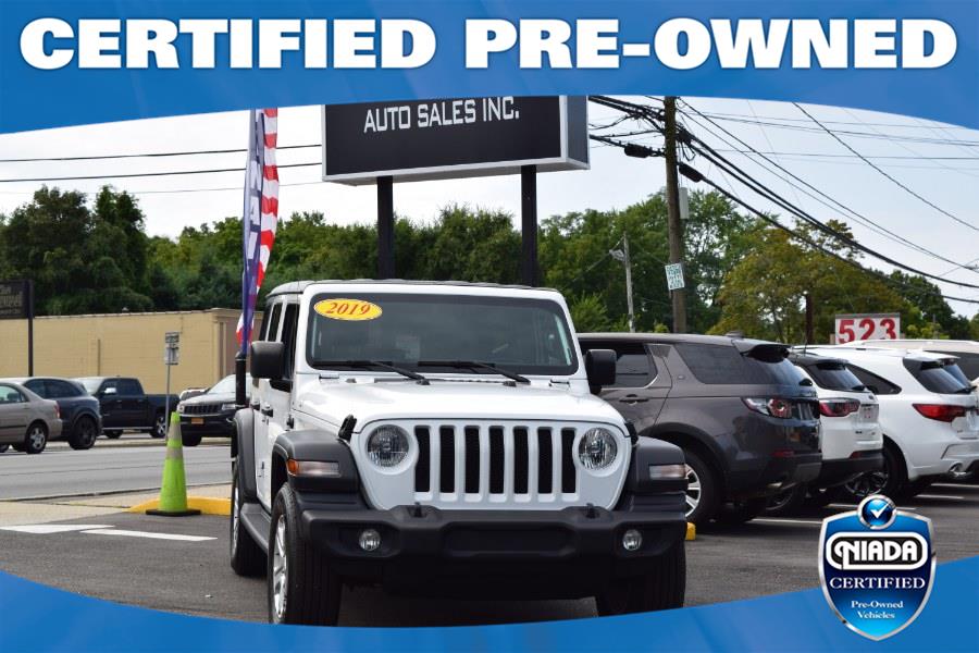 Used Jeep Wrangler Unlimited Sport S 4x4 2019 | Connection Auto Sales Inc.. Huntington Station, New York