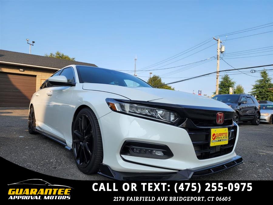 Used Honda Accord Sport 4dr Sedan (1.5T I4 CVT) 2018 | Guarantee Approval Motors. Bridgeport, Connecticut Used Honda Accord Sport 4dr Sedan (1.5T I4 CVT) 2018 | Guarantee Approval Motors. Bridgeport, Connecticut