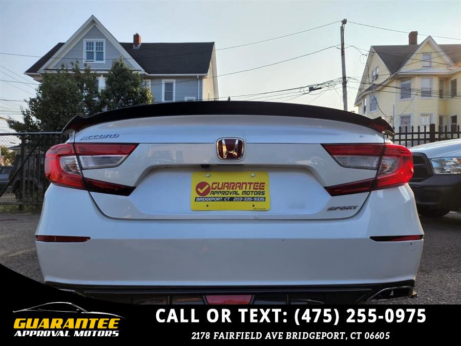 Used Honda Accord Sport 4dr Sedan (1.5T I4 CVT) 2018 | Guarantee Approval Motors. Bridgeport, Connecticut Used Honda Accord Sport 4dr Sedan (1.5T I4 CVT) 2018 | Guarantee Approval Motors. Bridgeport, Connecticut