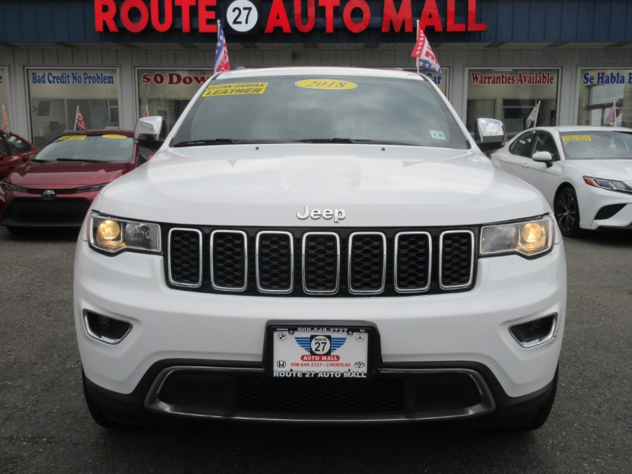 2018 Jeep Grand Cherokee Limited 4x4, available for sale in Linden, New Jersey | Route 27 Auto Mall. Linden, New Jersey 2018 Jeep Grand Cherokee Limited 4x4, available for sale in Linden, New Jersey | Route 27 Auto Mall. Linden, New Jersey