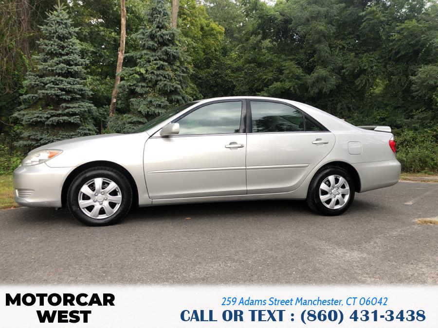 2005 Toyota Camry 4dr Sdn LE Auto (Natl), available for sale in Manchester, Connecticut | Motorcar West. Manchester, Connecticut 2005 Toyota Camry 4dr Sdn LE Auto (Natl), available for sale in Manchester, Connecticut | Motorcar West. Manchester, Connecticut