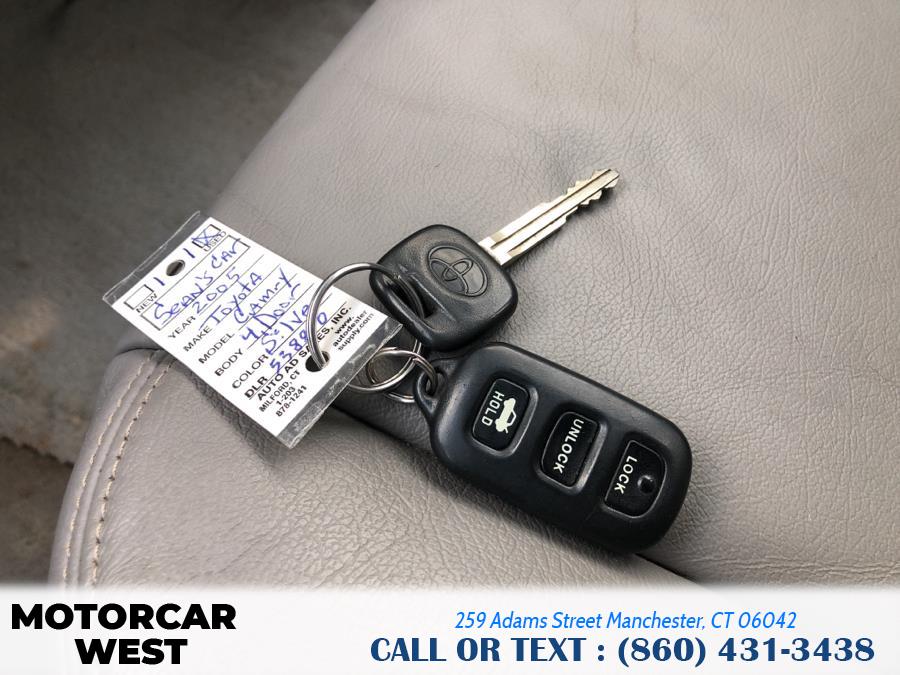 2005 Toyota Camry 4dr Sdn LE Auto (Natl), available for sale in Manchester, Connecticut | Motorcar West. Manchester, Connecticut 2005 Toyota Camry 4dr Sdn LE Auto (Natl), available for sale in Manchester, Connecticut | Motorcar West. Manchester, Connecticut