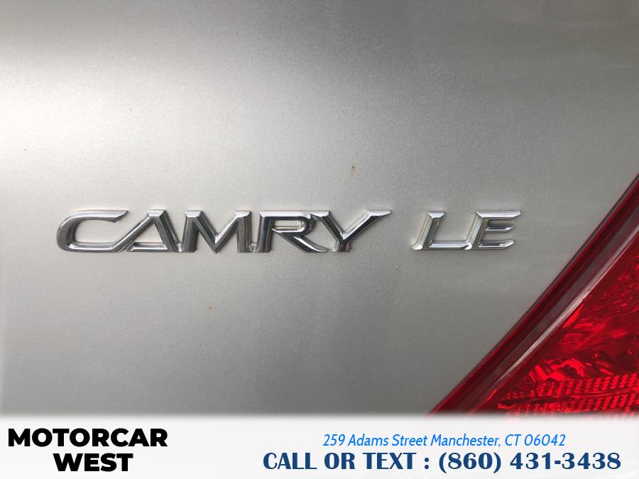 2005 Toyota Camry 4dr Sdn LE Auto (Natl), available for sale in Manchester, Connecticut | Motorcar West. Manchester, Connecticut 2005 Toyota Camry 4dr Sdn LE Auto (Natl), available for sale in Manchester, Connecticut | Motorcar West. Manchester, Connecticut