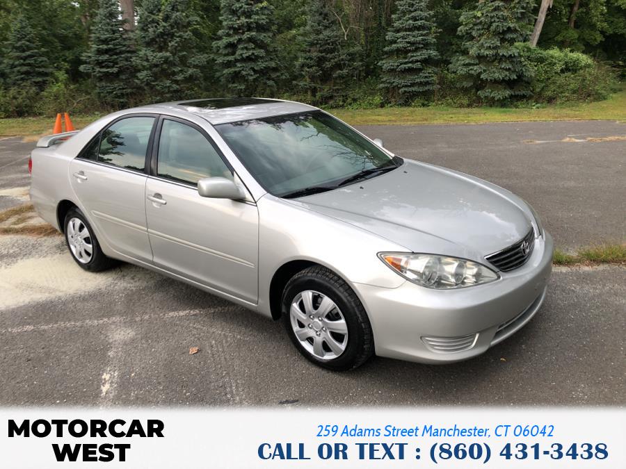 2005 Toyota Camry 4dr Sdn LE Auto (Natl), available for sale in Manchester, Connecticut | Motorcar West. Manchester, Connecticut 2005 Toyota Camry 4dr Sdn LE Auto (Natl), available for sale in Manchester, Connecticut | Motorcar West. Manchester, Connecticut