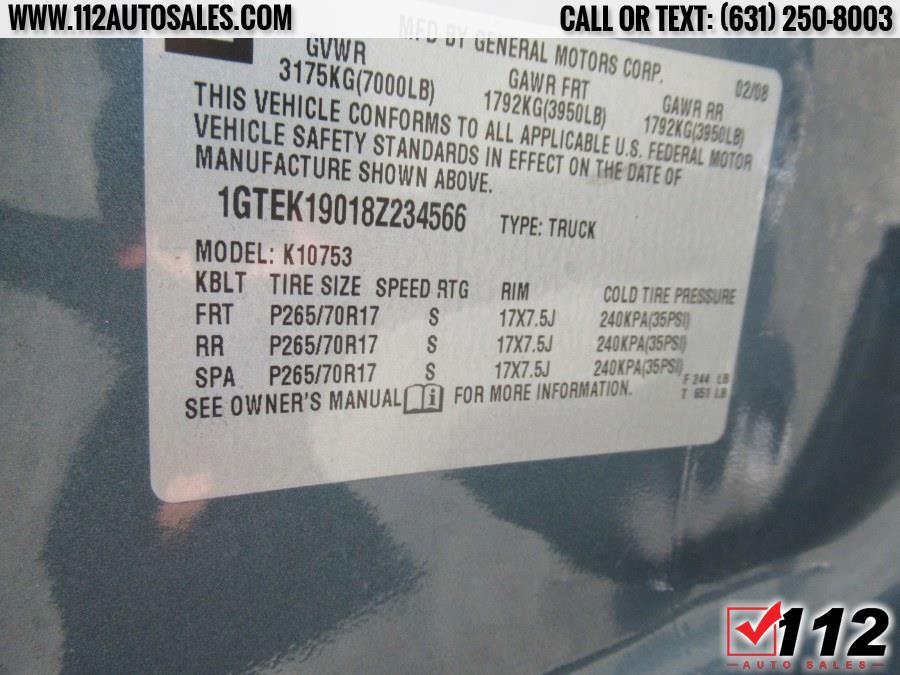 2008 Gmc Light Sierra 150 4WD Ext Cab 134.0" SLE1, available for sale in Patchogue, New York | 112 Auto Sales. Patchogue, New York 2008 Gmc Light Sierra 150 4WD Ext Cab 134.0" SLE1, available for sale in Patchogue, New York | 112 Auto Sales. Patchogue, New York