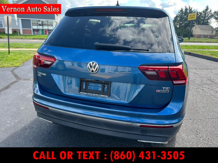 2018 Volkswagen Tiguan 2.0T SEL 4MOTION, available for sale in Manchester, Connecticut | Vernon Auto Sale & Service. Manchester, Connecticut 2018 Volkswagen Tiguan 2.0T SEL 4MOTION, available for sale in Manchester, Connecticut | Vernon Auto Sale & Service. Manchester, Connecticut
