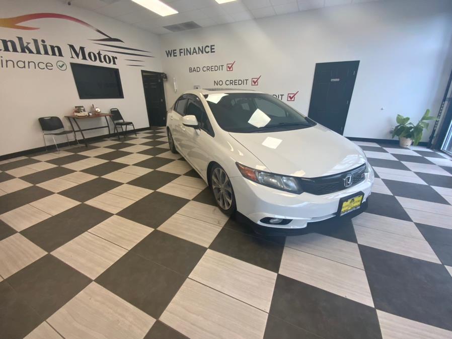 2012 Honda Civic Sdn 4dr Man Si, available for sale in Hartford, Connecticut | Franklin Motors Auto Sales LLC. Hartford, Connecticut