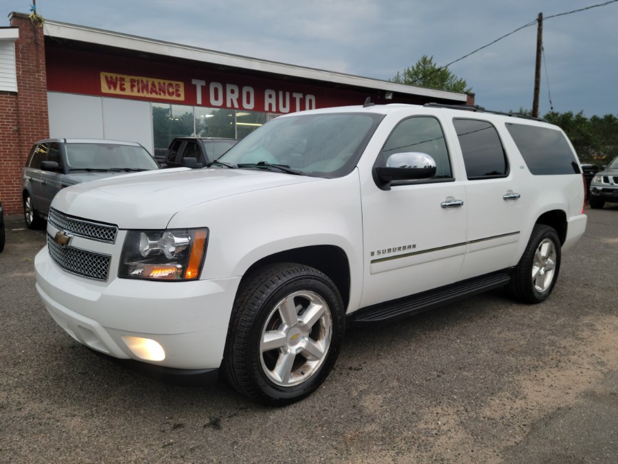 2009 Chevrolet Suburban 4WD 4dr 1500 LTZ Leather & DVD, available for sale in East Windsor, Connecticut | Toro Auto. East Windsor, Connecticut