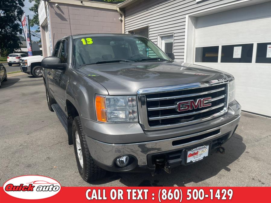 2013 GMC Sierra 1500 4WD Crew Cab 143.5" SLE, available for sale in Bristol, Connecticut | Quick Auto LLC. Bristol, Connecticut