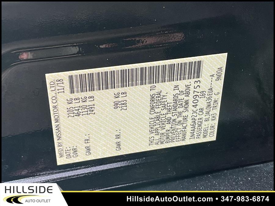 Used Nissan Maxima 3.5 S 2018 | Hillside Auto Outlet. Jamaica, New York Used Nissan Maxima 3.5 S 2018 | Hillside Auto Outlet. Jamaica, New York
