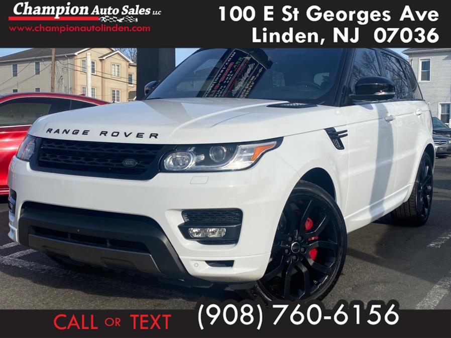2016 Land Rover Range Rover Sport 4WD 4dr V8 Autobiography, available for sale in Linden, New Jersey | Champion Auto Sales. Linden, New Jersey