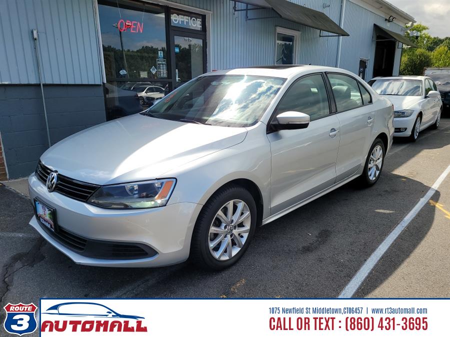 2011 Volkswagen Jetta Sedan 4dr Auto SE w/Convenience PZEV, available for sale in Middletown, Connecticut | RT 3 AUTO MALL LLC. Middletown, Connecticut