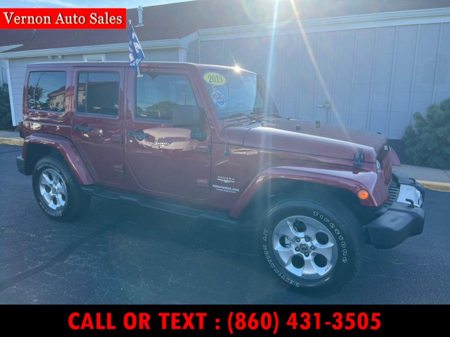 2013 Jeep Wrangler Unlimited 4WD 4dr Sahara, available for sale in Manchester, Connecticut | Vernon Auto Sale & Service. Manchester, Connecticut 2013 Jeep Wrangler Unlimited 4WD 4dr Sahara, available for sale in Manchester, Connecticut | Vernon Auto Sale & Service. Manchester, Connecticut