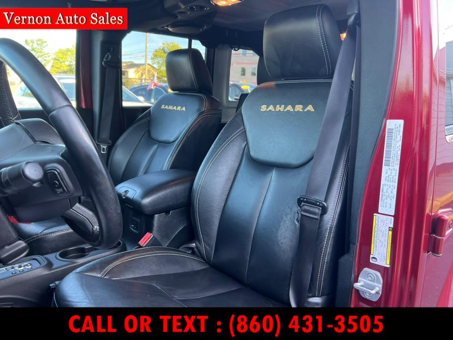 2013 Jeep Wrangler Unlimited 4WD 4dr Sahara, available for sale in Manchester, Connecticut | Vernon Auto Sale & Service. Manchester, Connecticut 2013 Jeep Wrangler Unlimited 4WD 4dr Sahara, available for sale in Manchester, Connecticut | Vernon Auto Sale & Service. Manchester, Connecticut