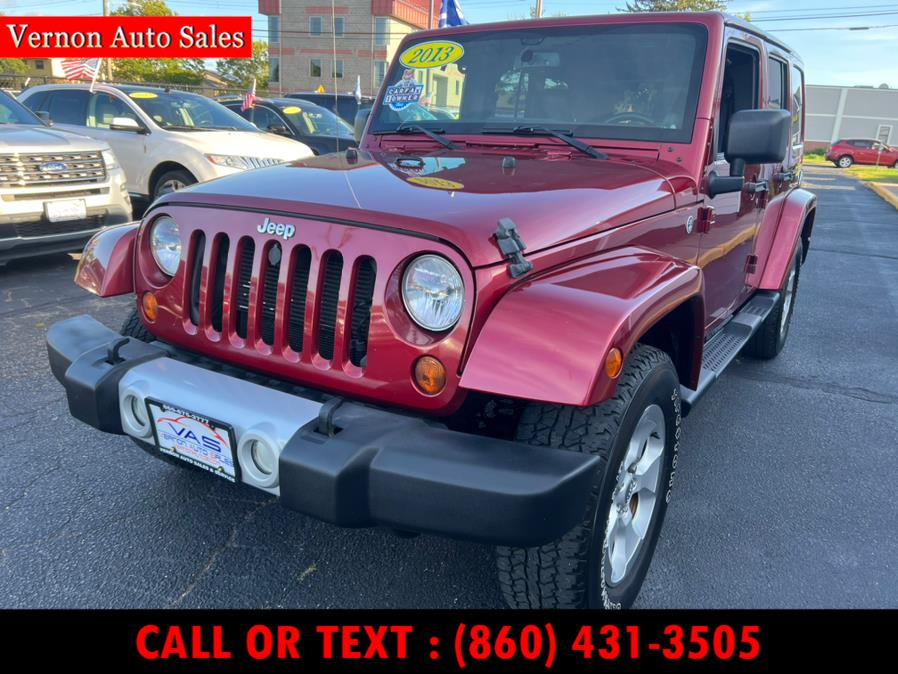Used Jeep Wrangler Unlimited 4WD 4dr Sahara 2013 | Vernon Auto Sale & Service. Manchester, Connecticut