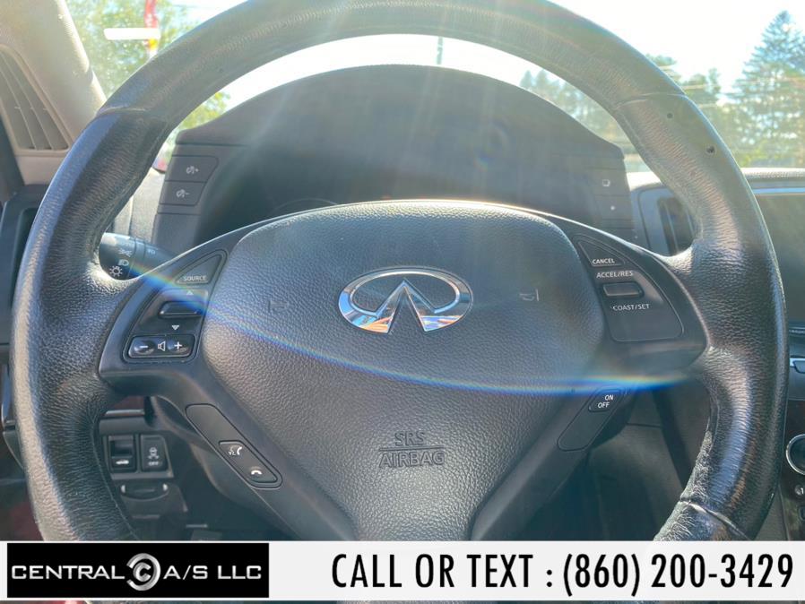 Used INFINITI G37 Sedan 4dr x AWD 2011 | Central A/S LLC. East Windsor, Connecticut Used INFINITI G37 Sedan 4dr x AWD 2011 | Central A/S LLC. East Windsor, Connecticut