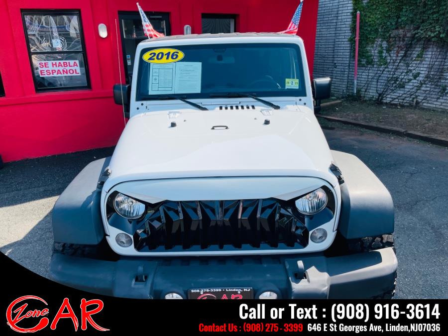 2016 Jeep Wrangler Unlimited 4WD 4dr Sport, available for sale in Linden, New Jersey | Car Zone. Linden, New Jersey 2016 Jeep Wrangler Unlimited 4WD 4dr Sport, available for sale in Linden, New Jersey | Car Zone. Linden, New Jersey