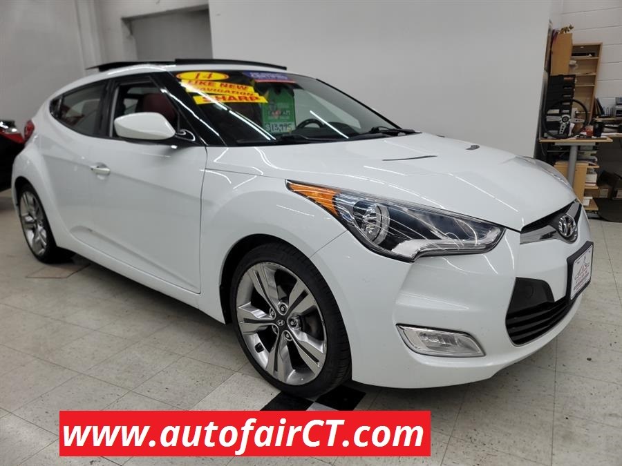 Used Hyundai Veloster 3dr Cpe Auto w/Red Int 2014 | Auto Fair Inc.. West Haven, Connecticut