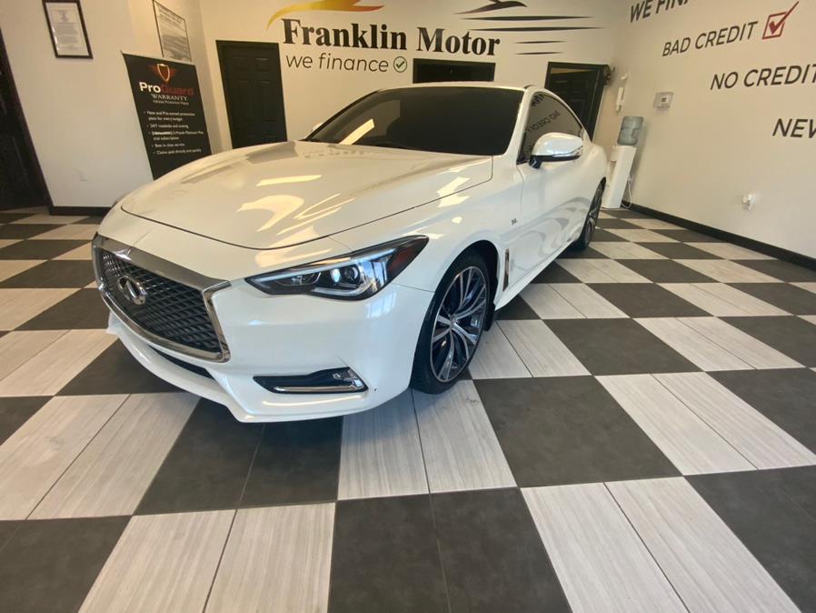 Used INFINITI Q60 3.0t LUXE AWD 2018 | Franklin Motors Auto Sales LLC. Hartford, Connecticut Used INFINITI Q60 3.0t LUXE AWD 2018 | Franklin Motors Auto Sales LLC. Hartford, Connecticut