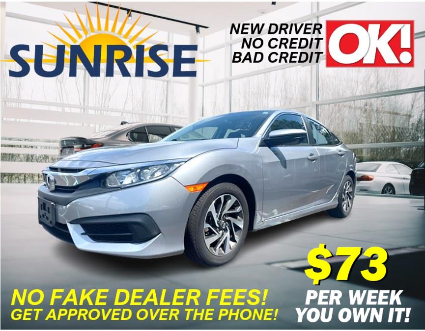 Used Honda Civic EX. 1 OWNER!. LOW MILES! 2017 | Sunrise Auto Sales. Rosedale, New York