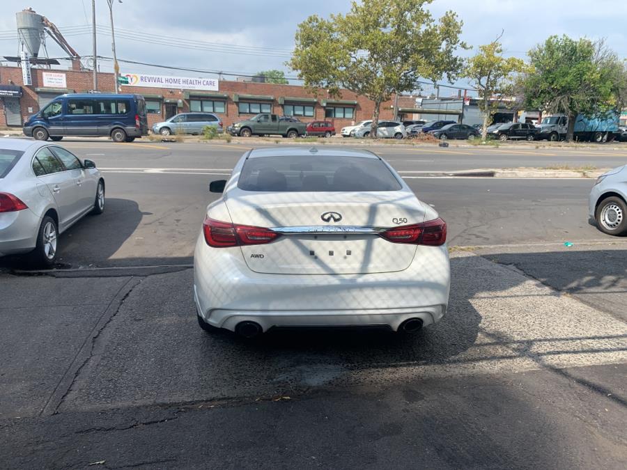 Used INFINITI Q50 3.0t LUXE AWD 2018 | Rubber Bros Auto World. Brooklyn, New York Used INFINITI Q50 3.0t LUXE AWD 2018 | Rubber Bros Auto World. Brooklyn, New York