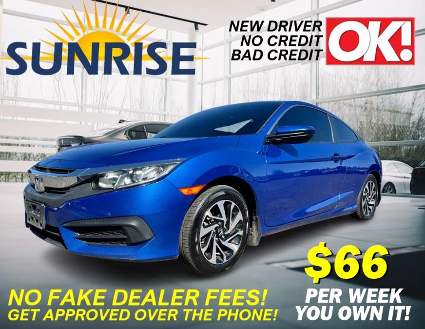 2016 Honda Civic Coupe 2dr. CLEAN CARFAX!, available for sale in Rosedale, New York | Sunrise Auto Sales. Rosedale, New York