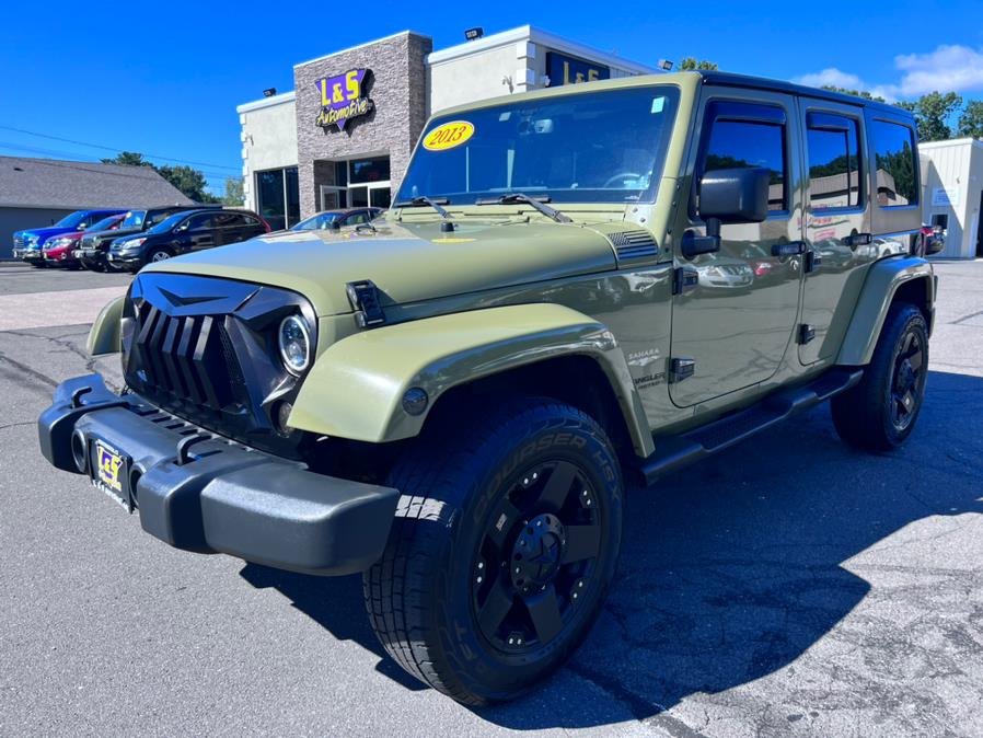 2013 Jeep Wrangler Unlimited 4WD 4dr Sahara, available for sale in Plantsville, Connecticut | L&S Automotive LLC. Plantsville, Connecticut