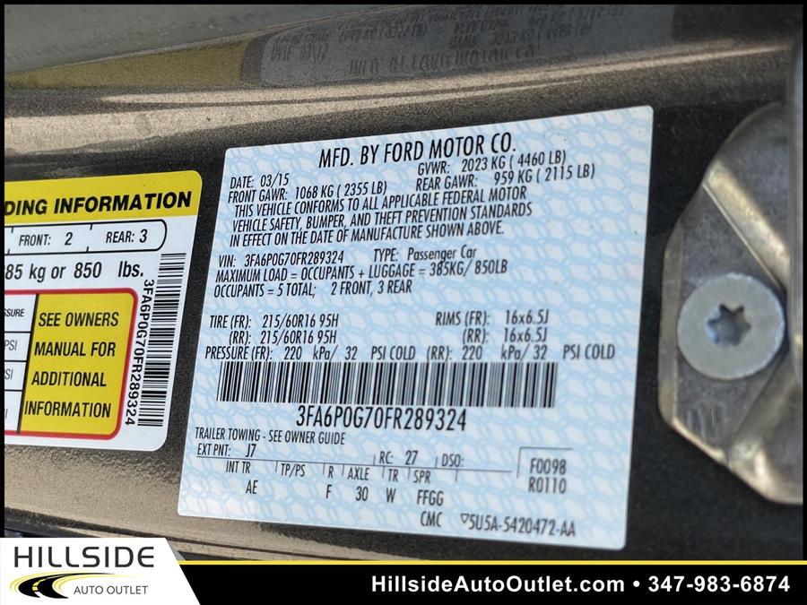 Used Ford Fusion S 2015 | Hillside Auto Outlet. Jamaica, New York Used Ford Fusion S 2015 | Hillside Auto Outlet. Jamaica, New York