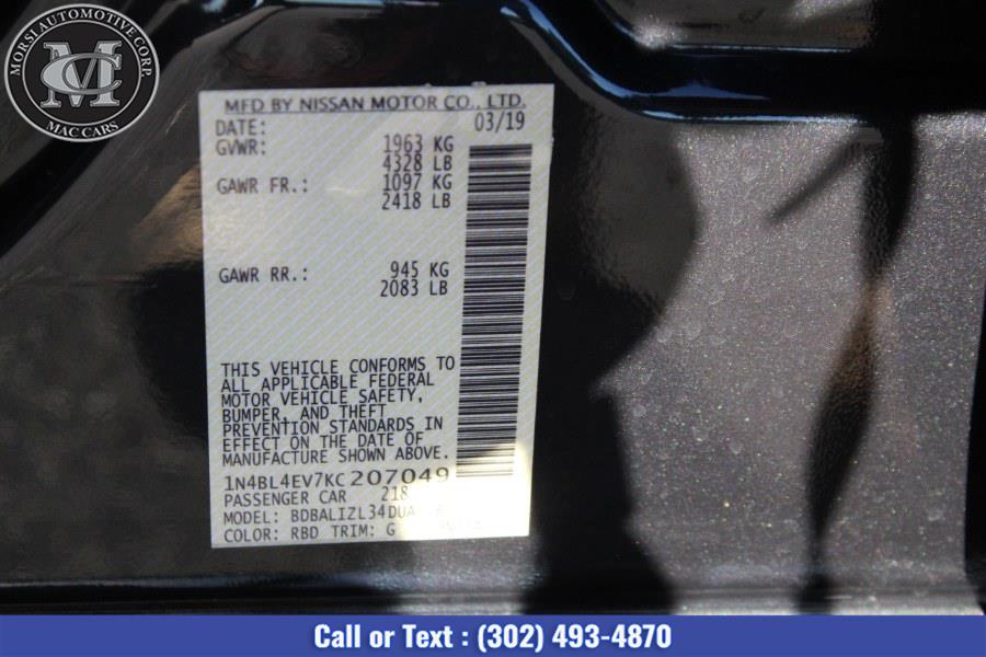 2019 Nissan Altima 2.5 SL Sedan, available for sale in New Castle, Delaware | Morsi Automotive Corp. New Castle, Delaware 2019 Nissan Altima 2.5 SL Sedan, available for sale in New Castle, Delaware | Morsi Automotive Corp. New Castle, Delaware