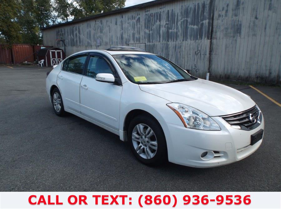 2011 Nissan Altima white, available for sale in Hartford, Connecticut | Lee Motors Sales Inc. Hartford, Connecticut